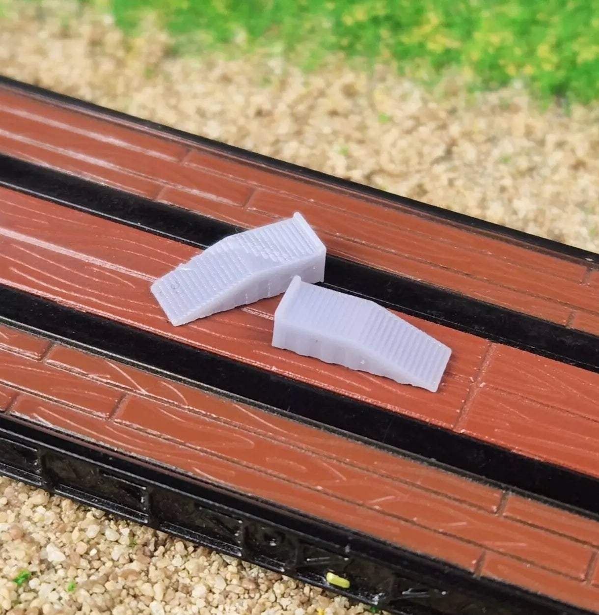 1:87 HO Scale 3D Printed Automotive Ramps Pair