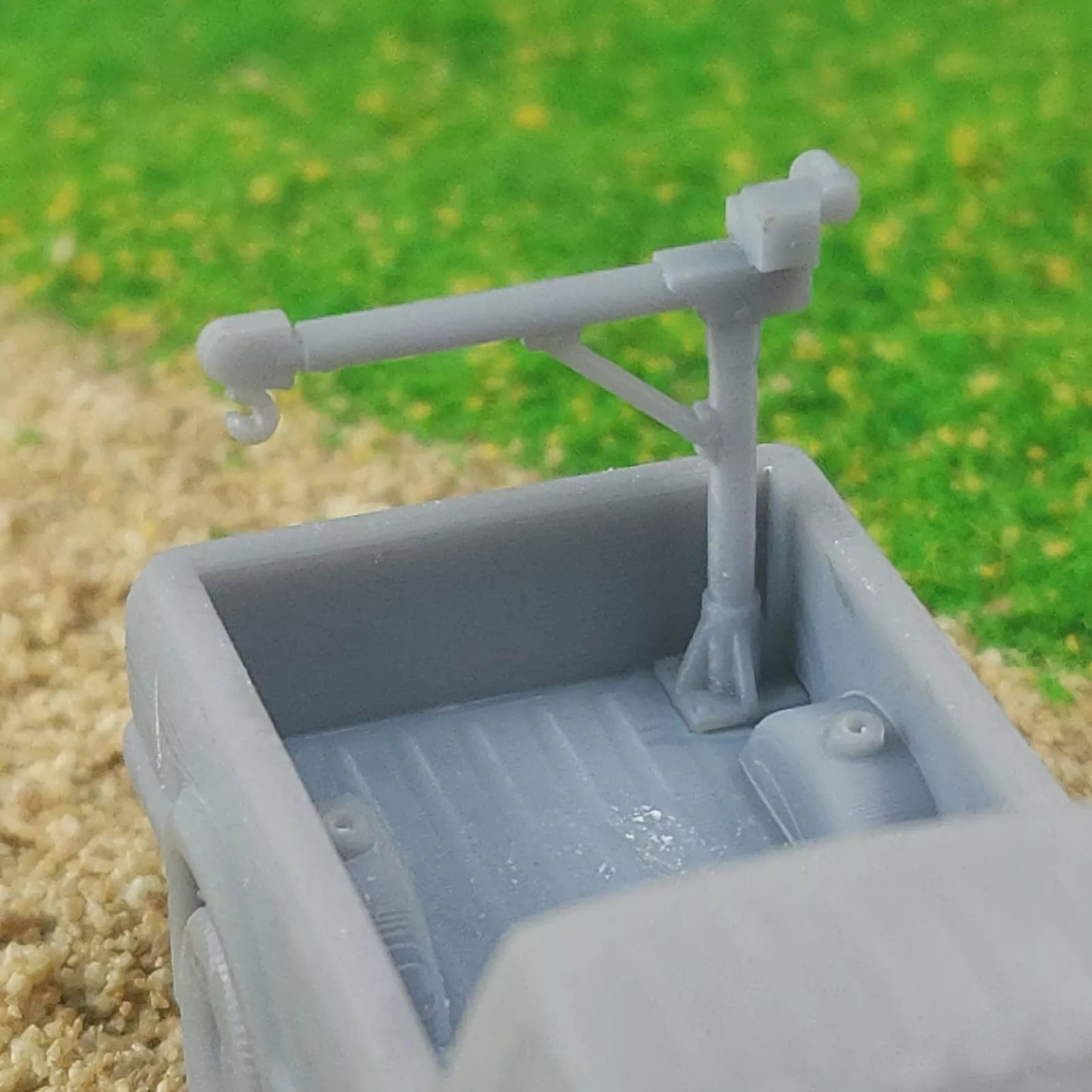 1:87 HO Scale 3D Printed Davit Crane Jib Crane
