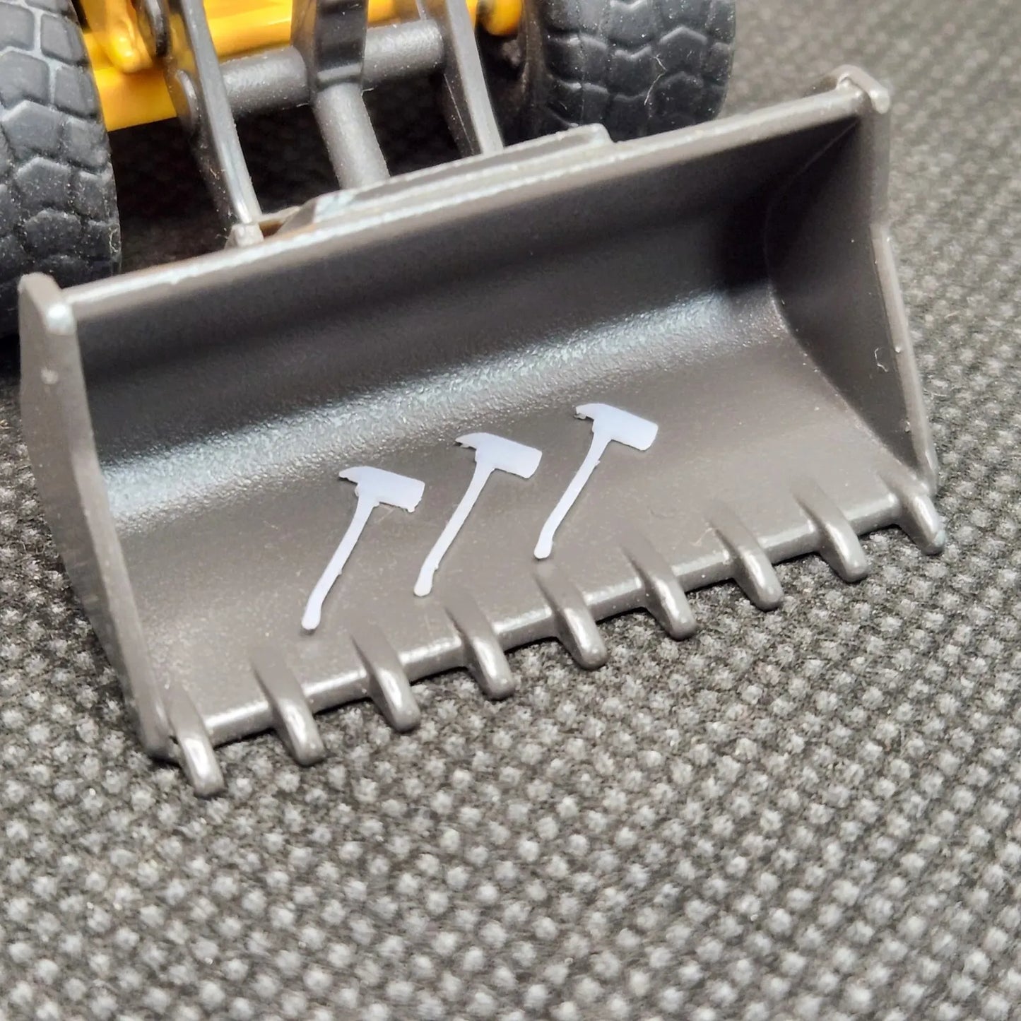 1:87 HO Scale 3D Printed Fire Axe Pack of 3
