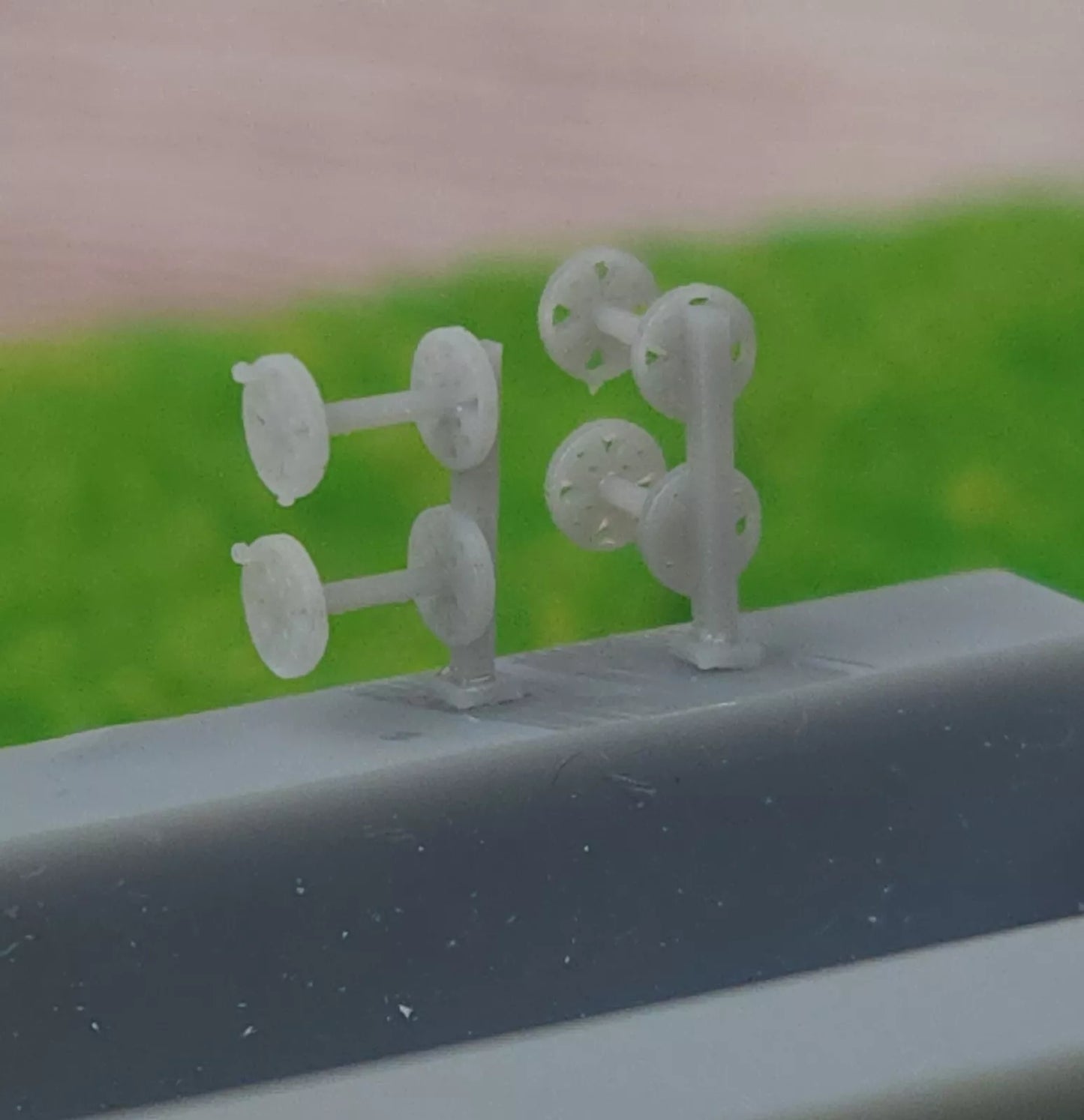 1:87 HO Scale 3D Printed Hose Wire Reels Pack of 2