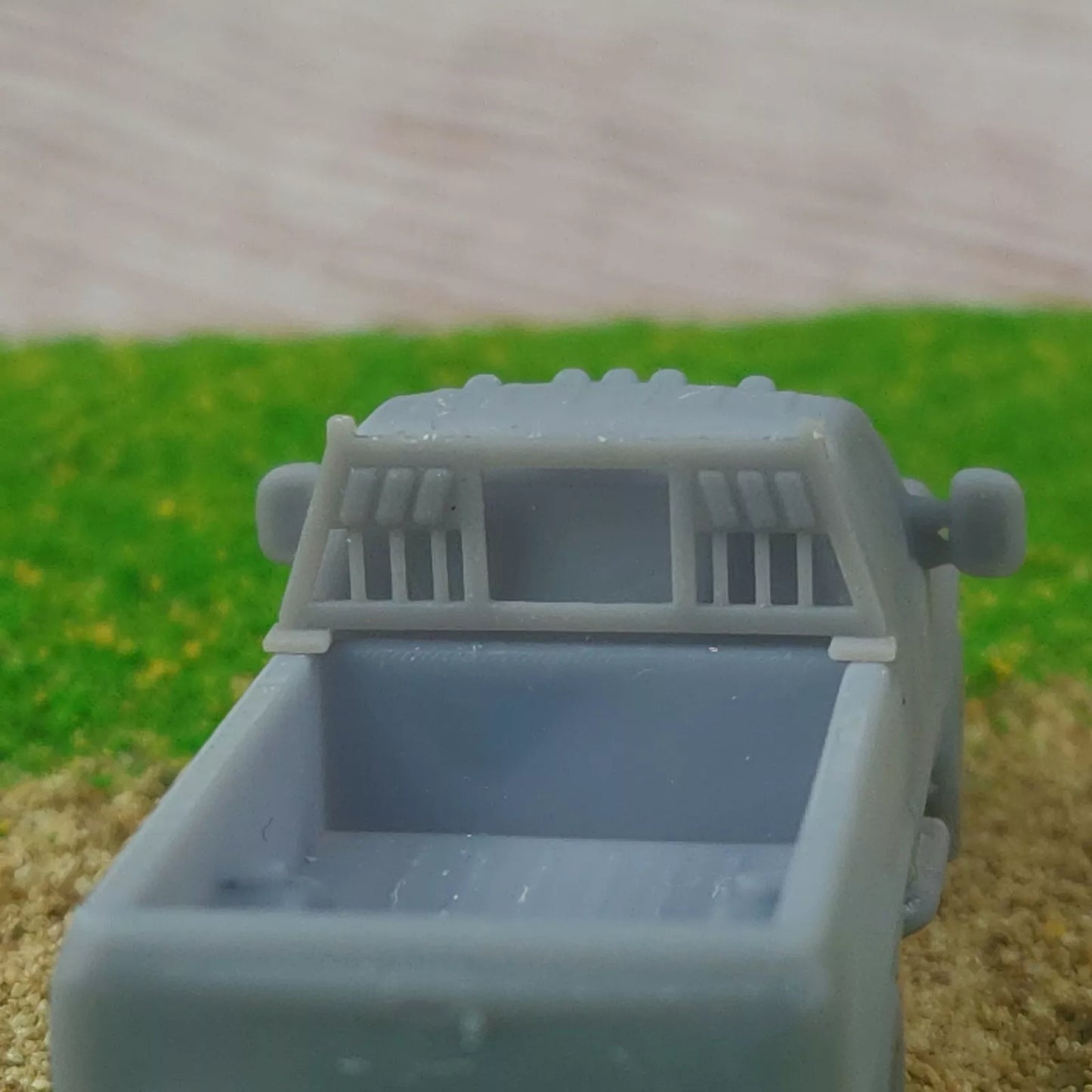 1:87 HO Scale 3D Printed Pickup Truck Back Rack V2