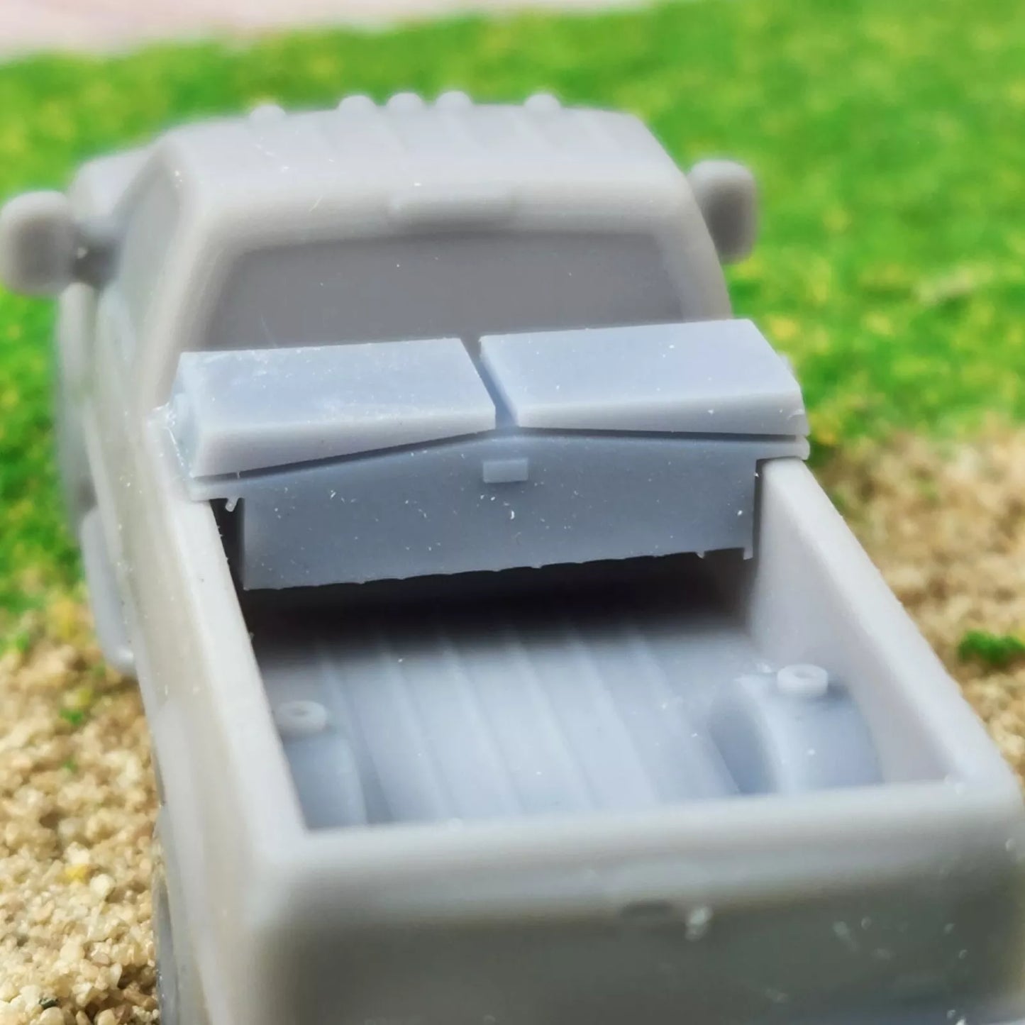 1:87 HO Scale 3D Printed Pickup Truck Bed Toolbox Gullwing Style