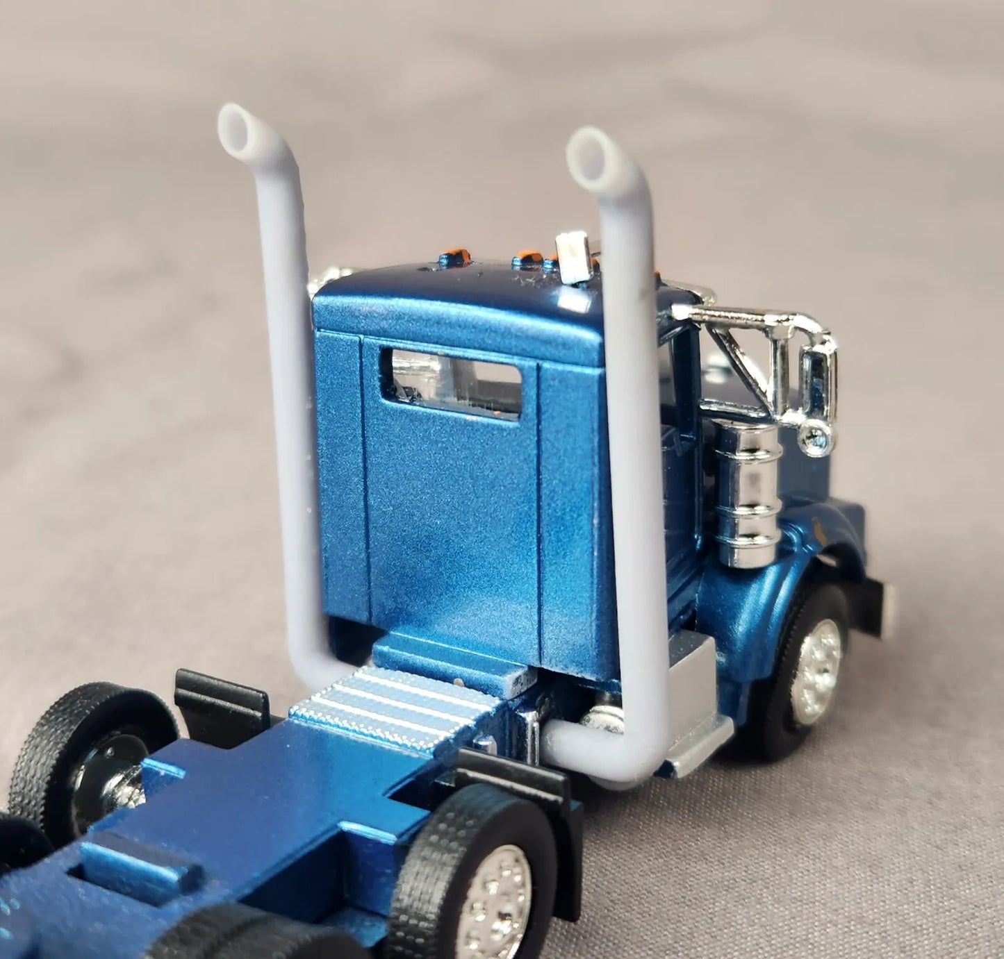 1:87 HO Scale 3D Printed Semi Truck Angled Back 9" Exhaust Stacks Pair of 2