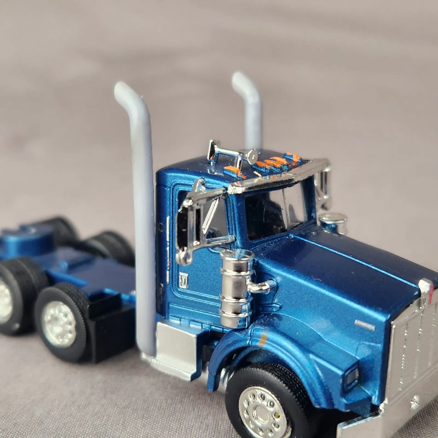 1:87 HO Scale 3D Printed Semi Truck Angled Back 9" Exhaust Stacks Pair of 2