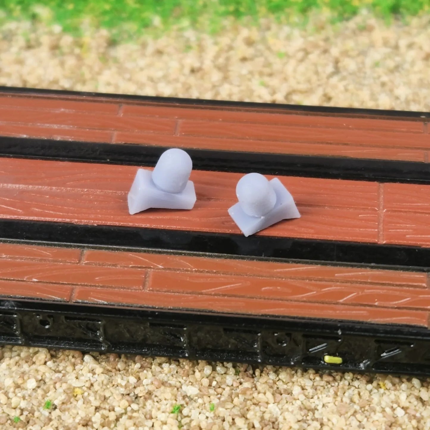 1:87 HO Scale 3D Printed Semi Truck Satellite TV Antenna Pack of 2