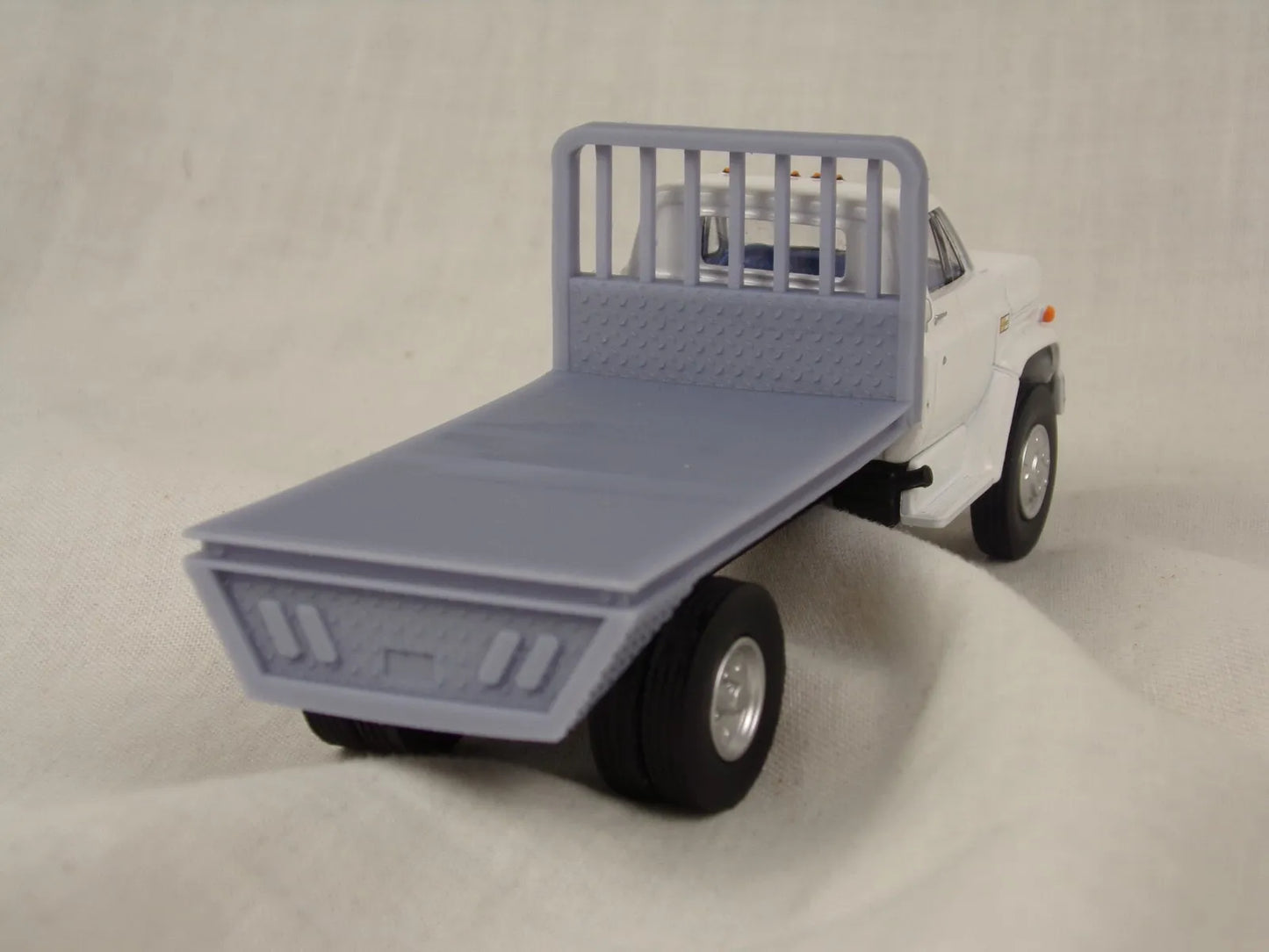 1:64 3D Printed Medium Duty Truck Flatbed for Greenlight GMC C60 or Other Trucks