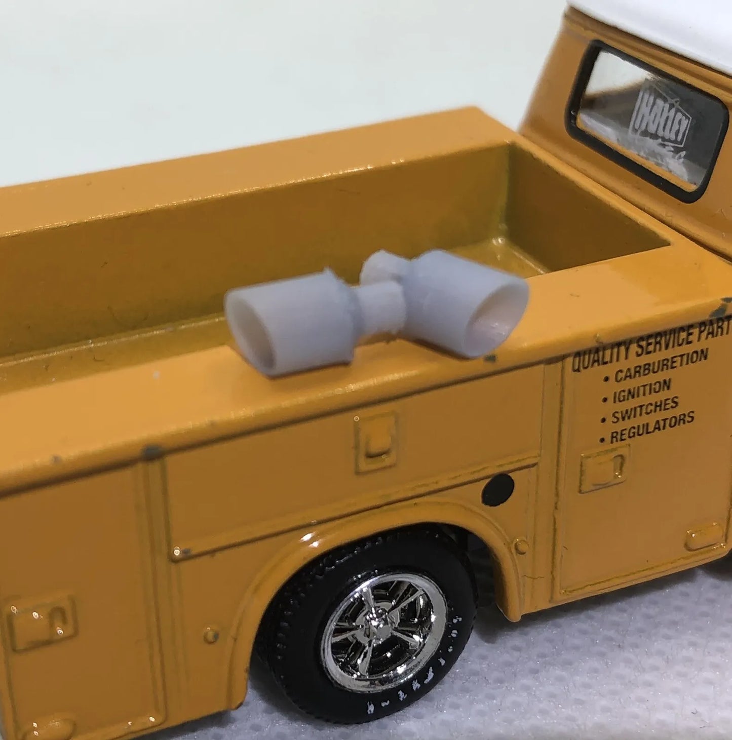 1:64 Scale 10” Diesel Exhaust Tips Pack Of 2
