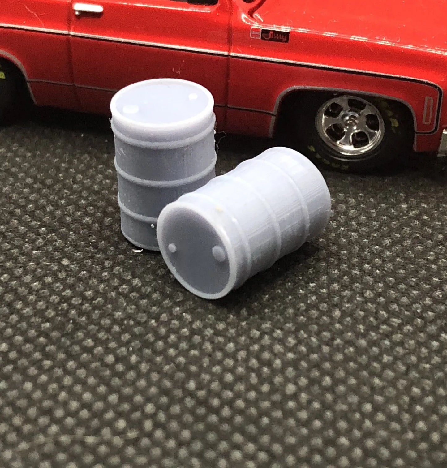 1:64 Scale 3D Printed 55 Gallon Barrels Pack Of 2