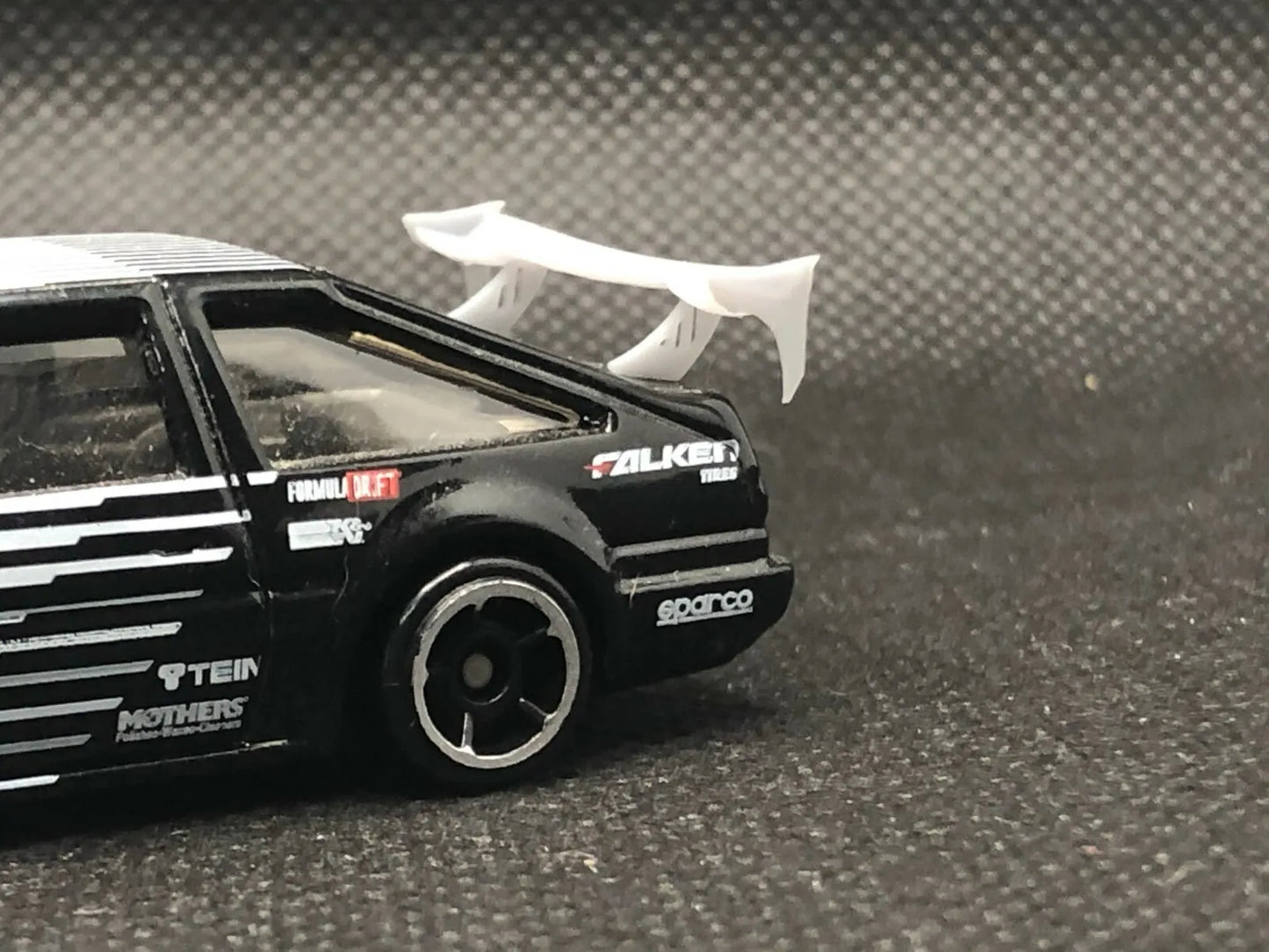 1:64 Scale 3D Printed BCL Style Wing for Hot Wheels Greenlight Johnny Lightning