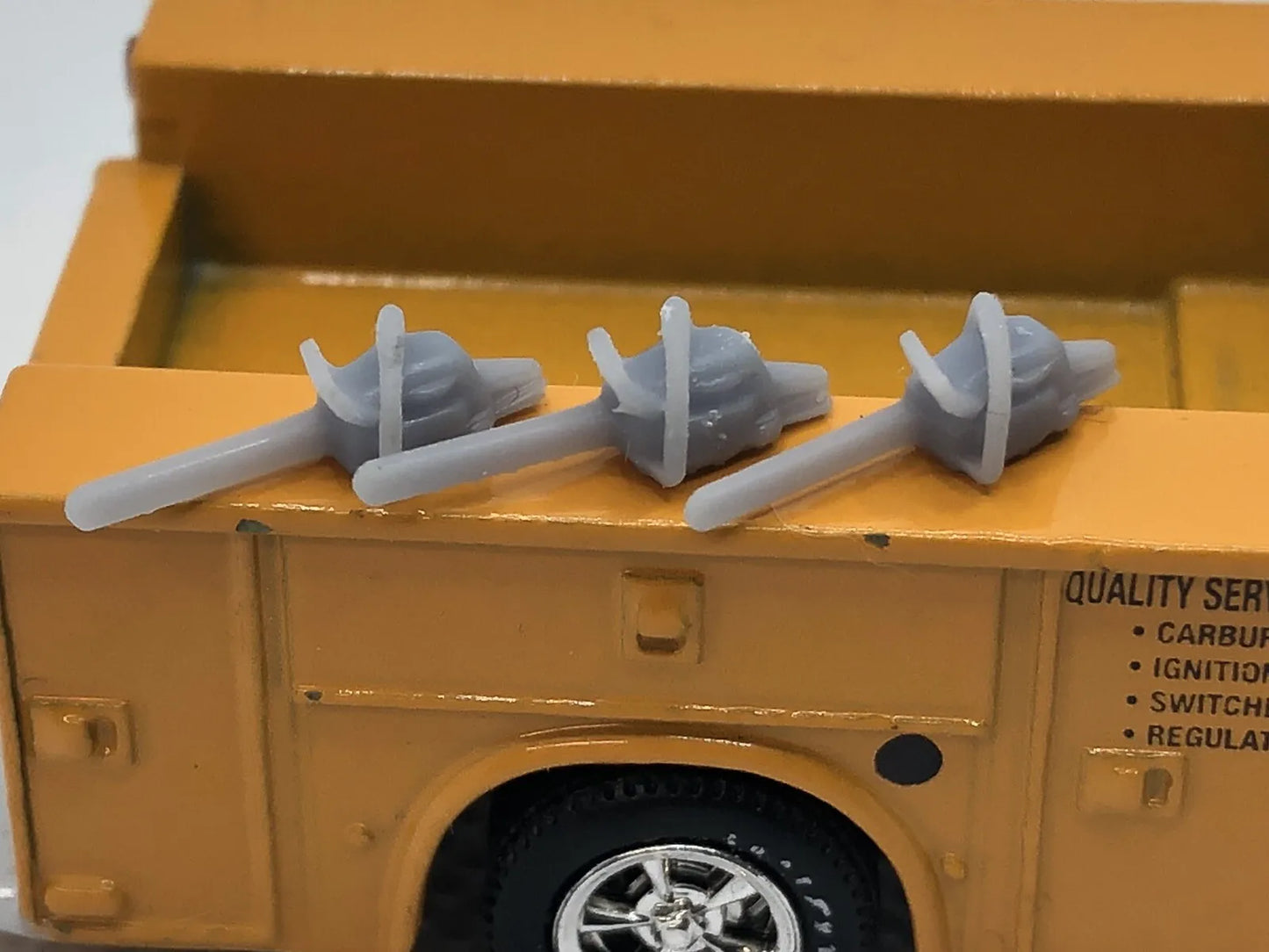 1:64 Scale 3D Printed Chainsaws Pack of 3