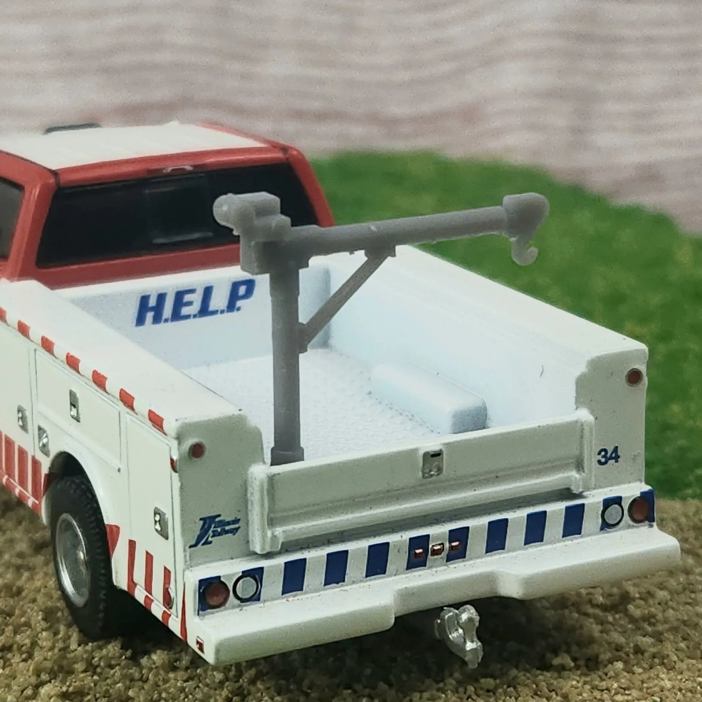 1:64 Scale 3D Printed Davit Crane Jib Crane