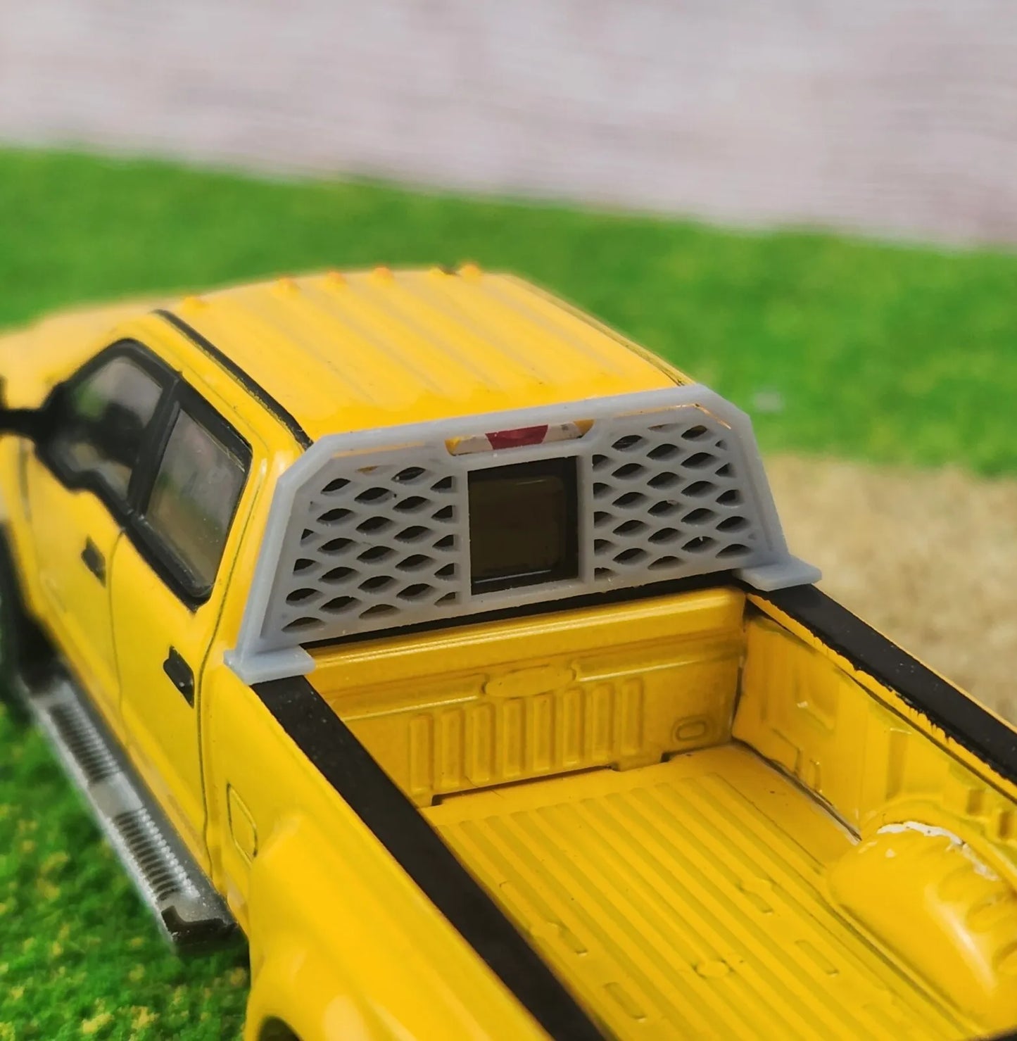 1:64 Scale 3D Printed Pickup Truck Headache Rack Mesh Style