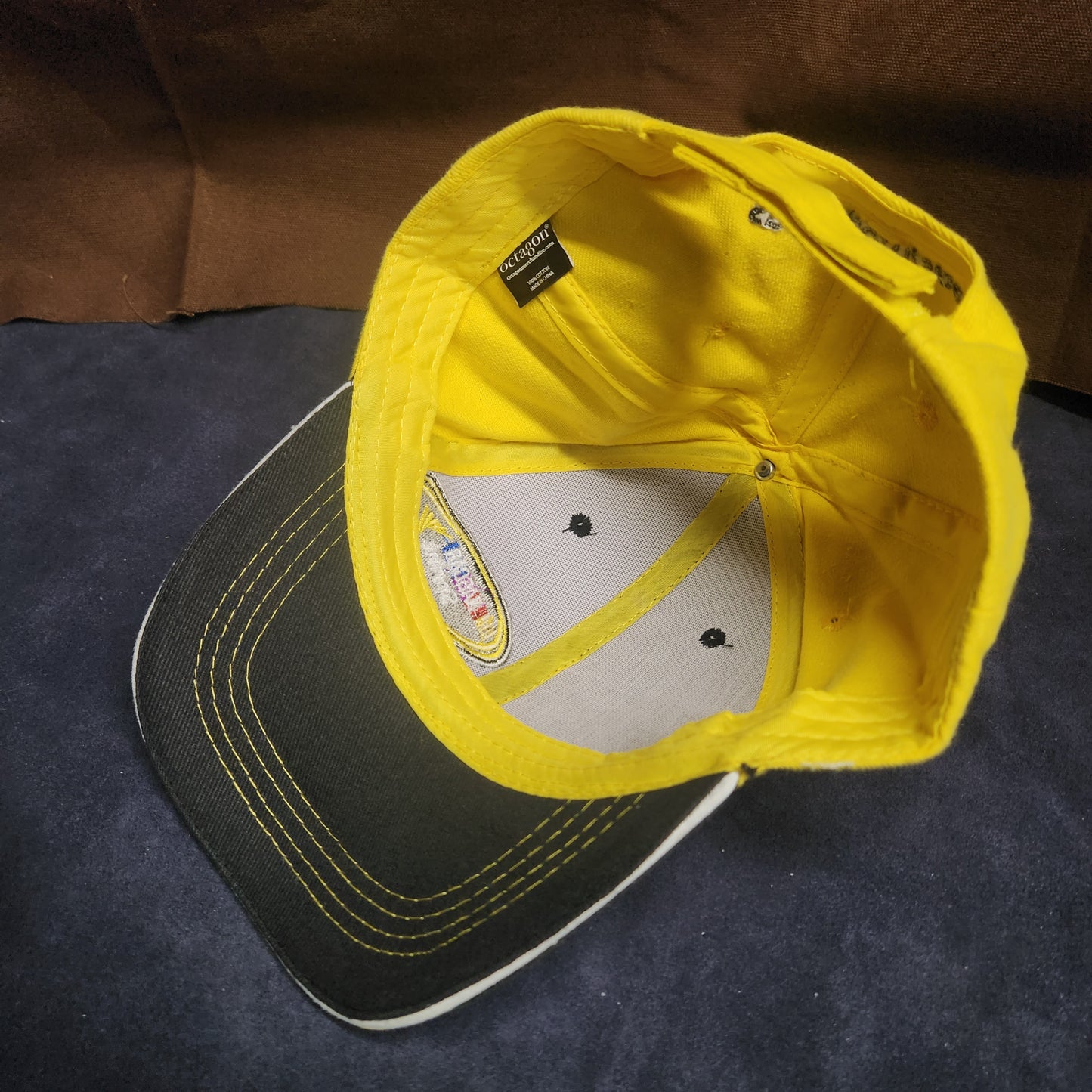 NASCAR Sprint Cup Series Hook and Loop Style Hat Black and Yellow