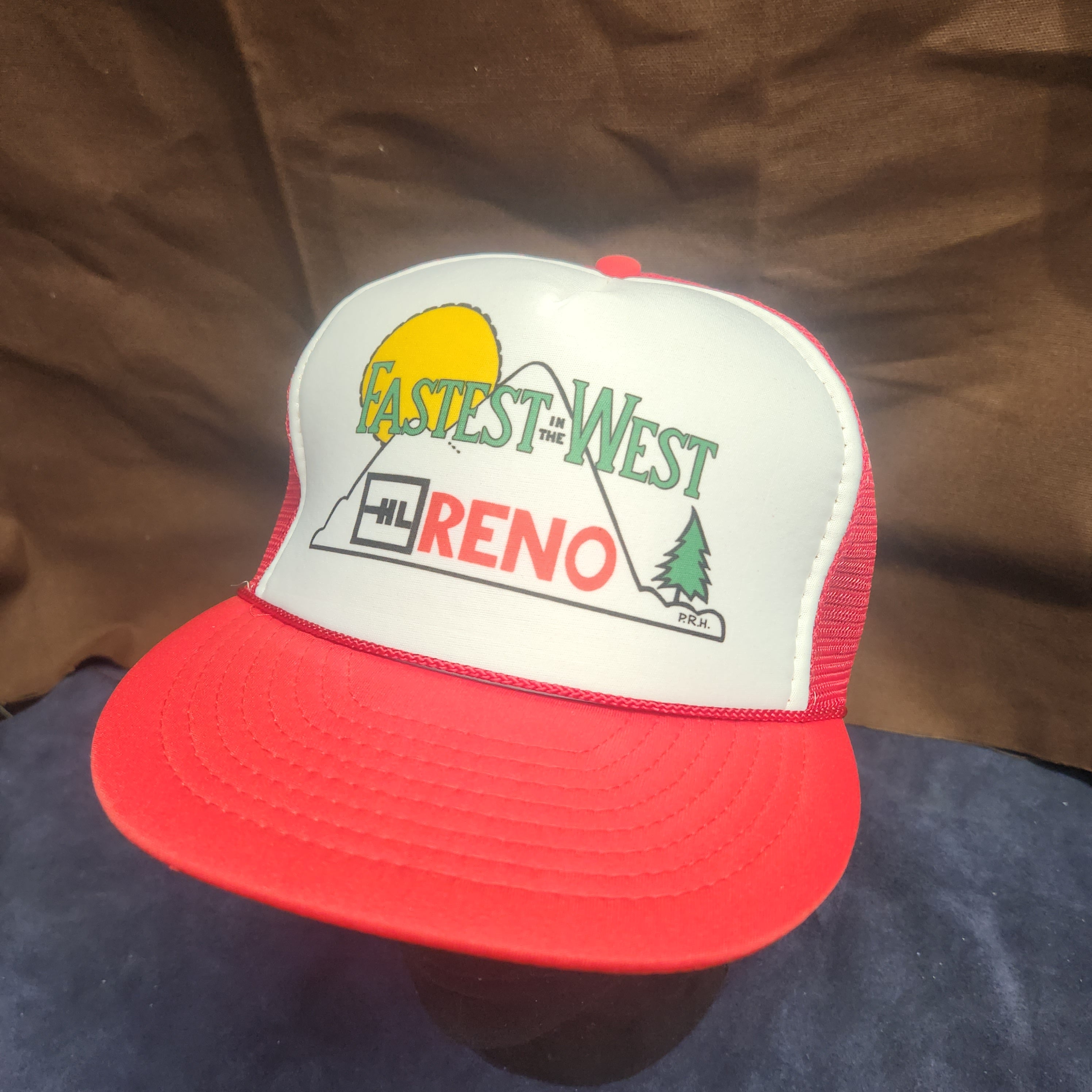 Vintage Fastest in the West OHL Reno Snapback Mesh Back Rope Hat (Ozbu ...