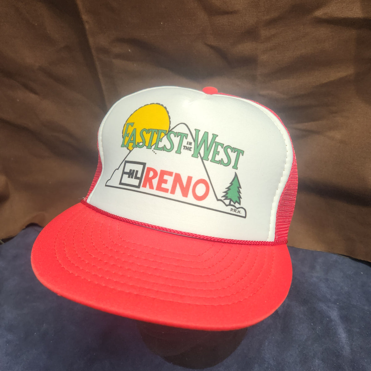 Script Reno Hat Vintage Fastest in the West OHL Reno Snapback Mesh Back Rope Hat (Ozbu ...