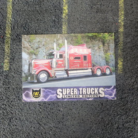 Cat Scale Collectibles Super Trucks Collectible Card