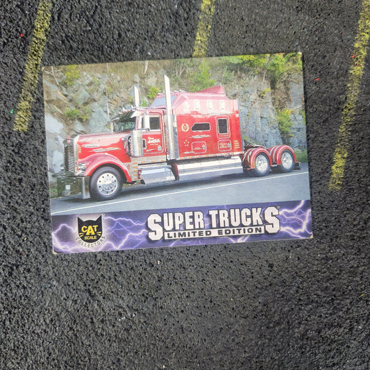 Cat Scale Collectibles Super Trucks Collectible Card