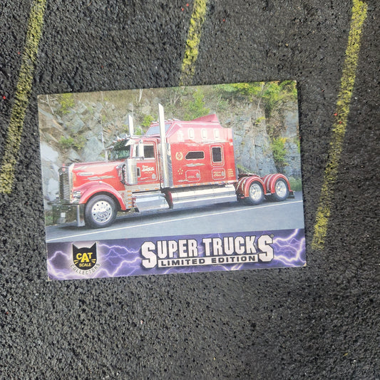 Cat Scale Collectibles Super Trucks Collectible Card