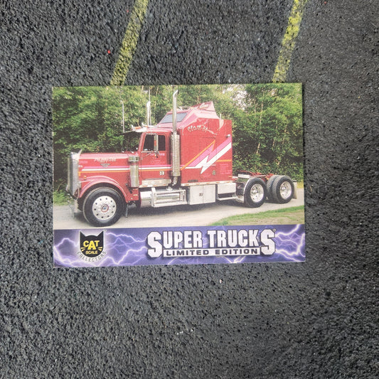 Cat Scale Collectibles Super Trucks Collectible Card