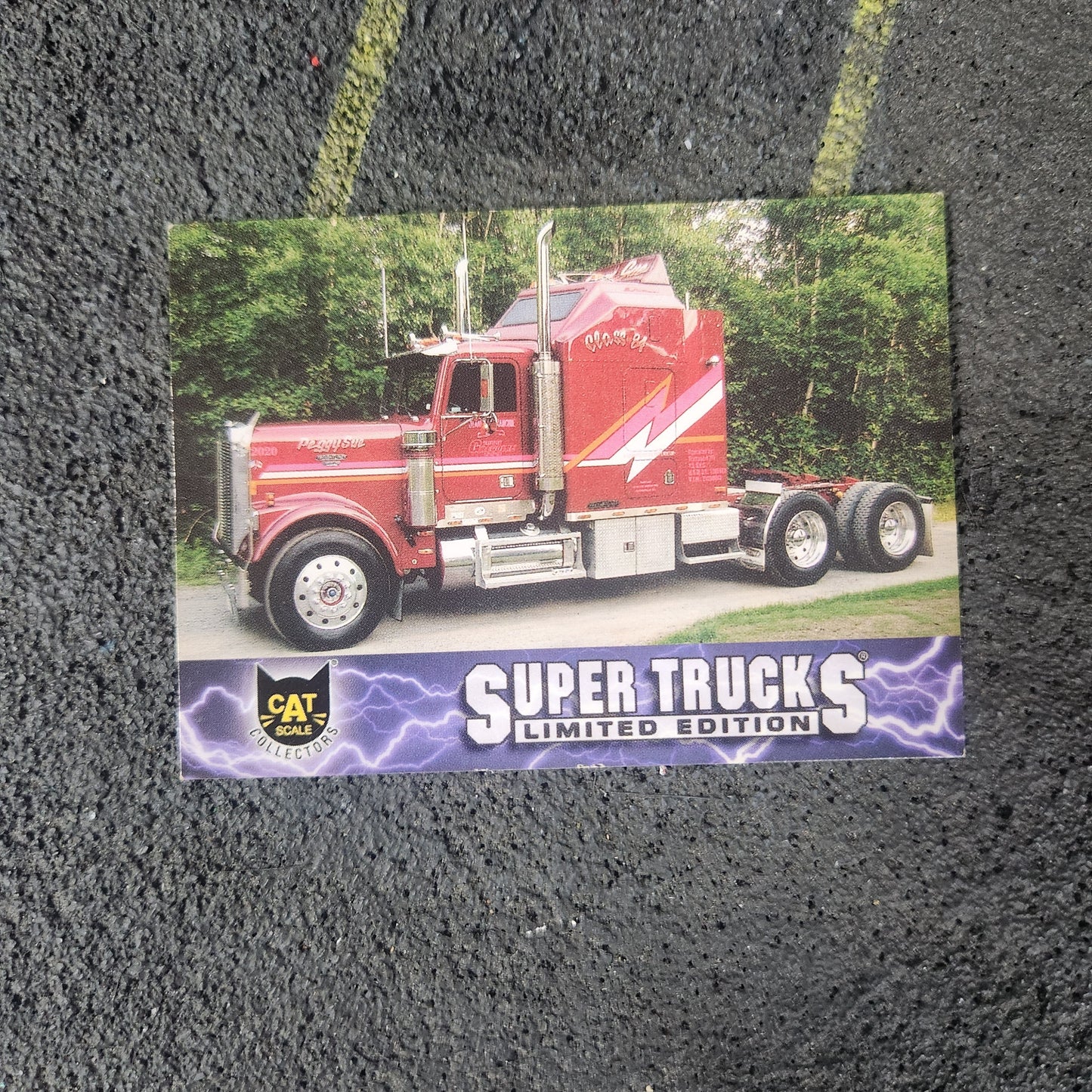 Cat Scale Collectibles Super Trucks Collectible Card
