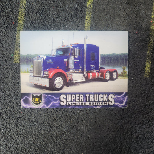 Cat Scale Collectibles Super Trucks Collectible Card