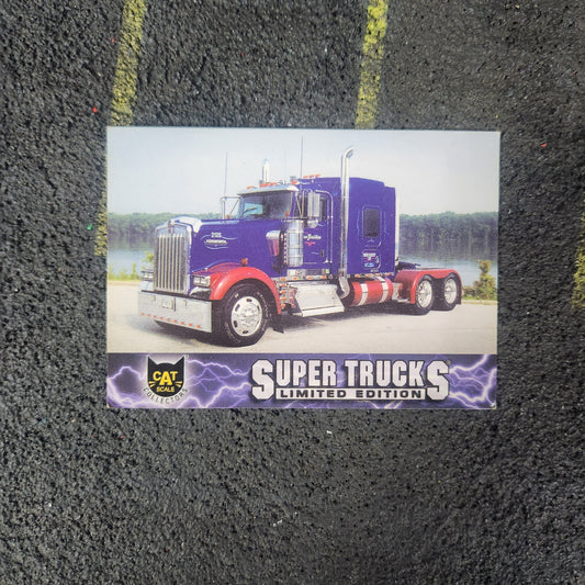 Cat Scale Collectibles Super Trucks Collectible Card