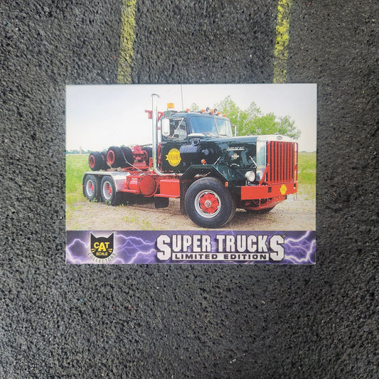 Cat Scale Collectibles Super Trucks Collectible Card