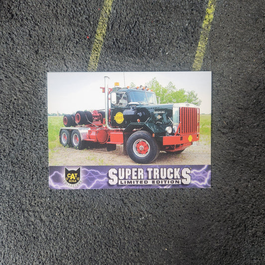 Cat Scale Collectibles Super Trucks Collectible Card