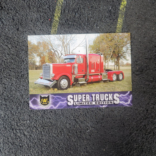 Cat Scale Collectibles Super Trucks Collectible Card