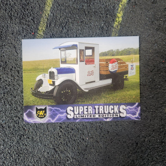 Cat Scale Collectibles Super Trucks Collectible Card