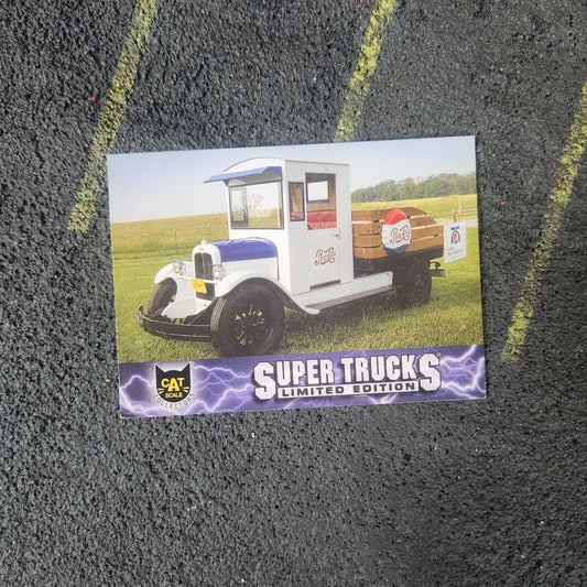 Cat Scale Collectibles Super Trucks Collectible Card
