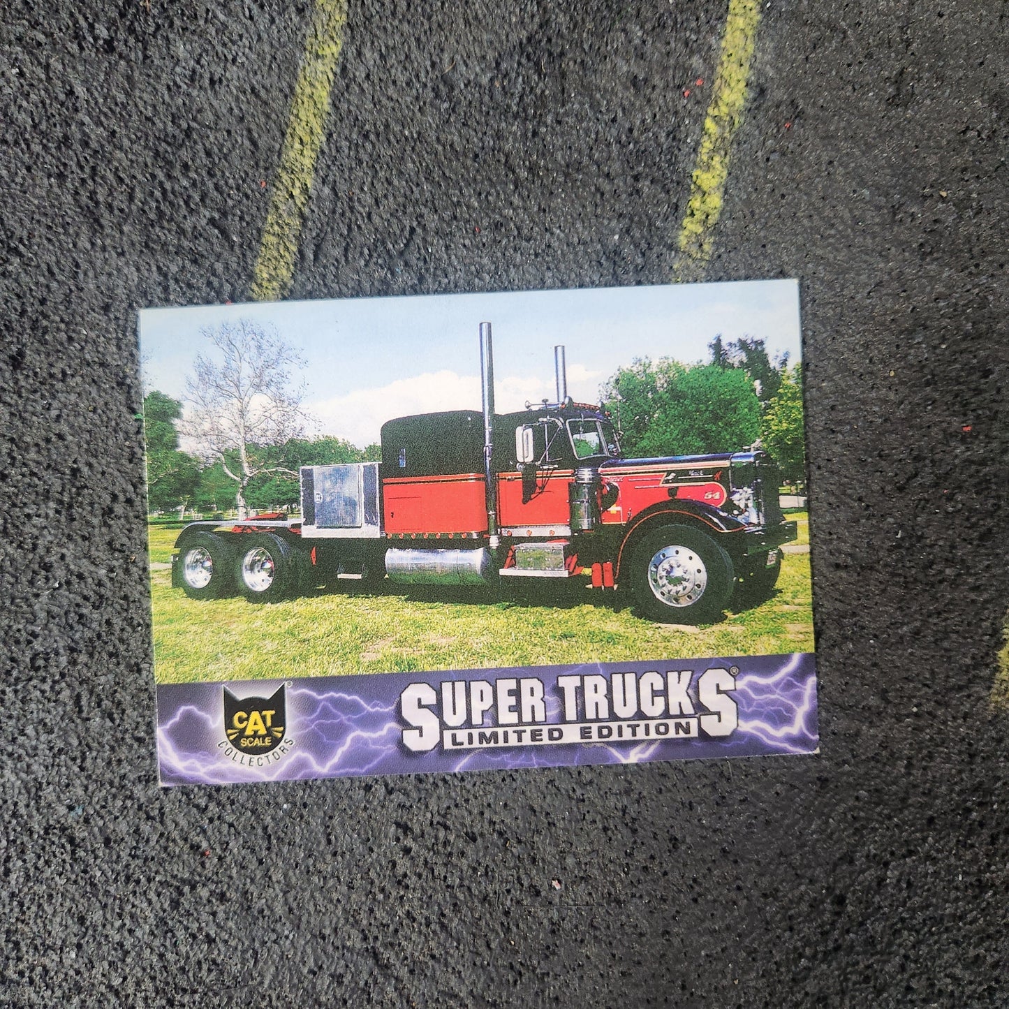 Cat Scale Collectibles Super Trucks Collectible Card