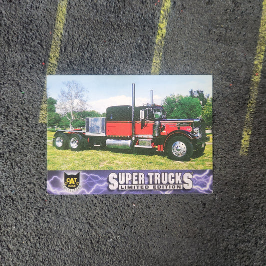 Cat Scale Collectibles Super Trucks Collectible Card