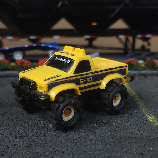 Vintage Stomper Chevy S10 Truck Yellow