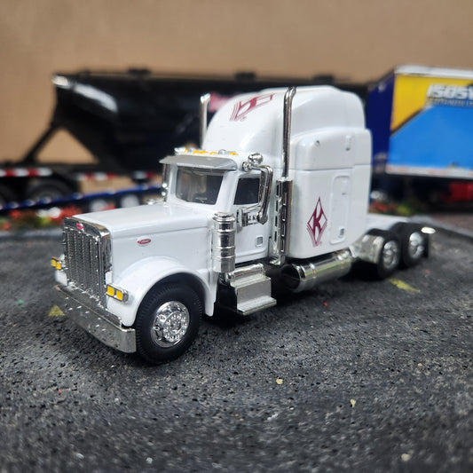 1:64 Speccast Peterbilt 379 Cab Only JJ Keller White