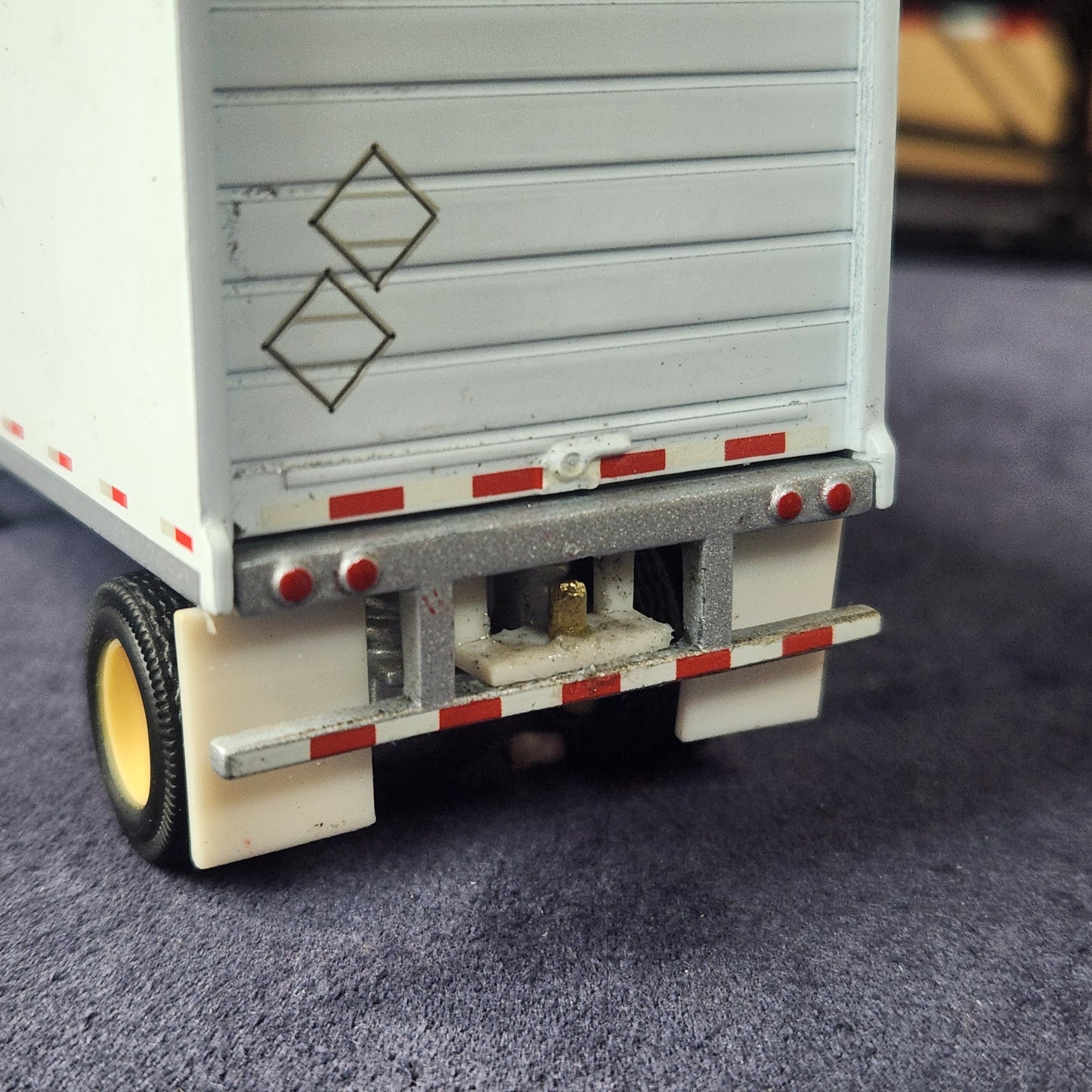 PEM 1:64 Watkins Volvo Single Axle Sleeper Tractor with Dual Pup Trailers and Dolly