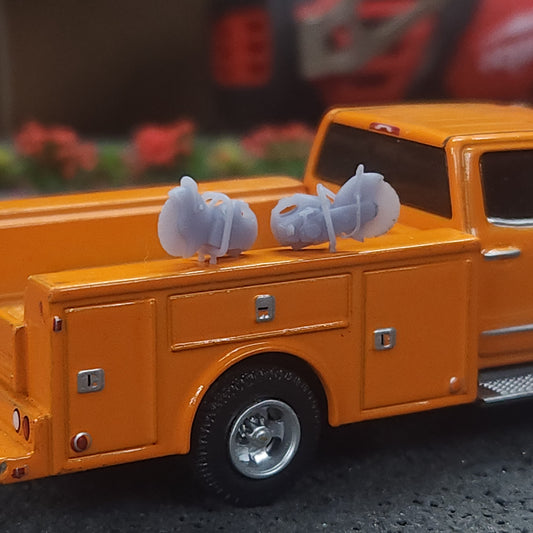 1:64 Scale 3D Printed Concrete Cut Off Saws Construction Tool Pack of 2