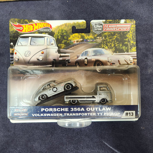 Hot Wheels 2019 Team Transport Porsche 356A Outlaw Volkswagen Transporter T1