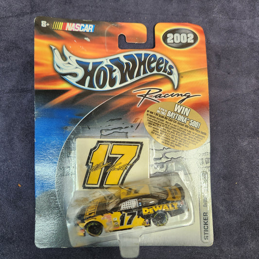 Hot Wheels Racing 2002 NASCAR Matt Kenseth #17 DeWalt car with Sticker