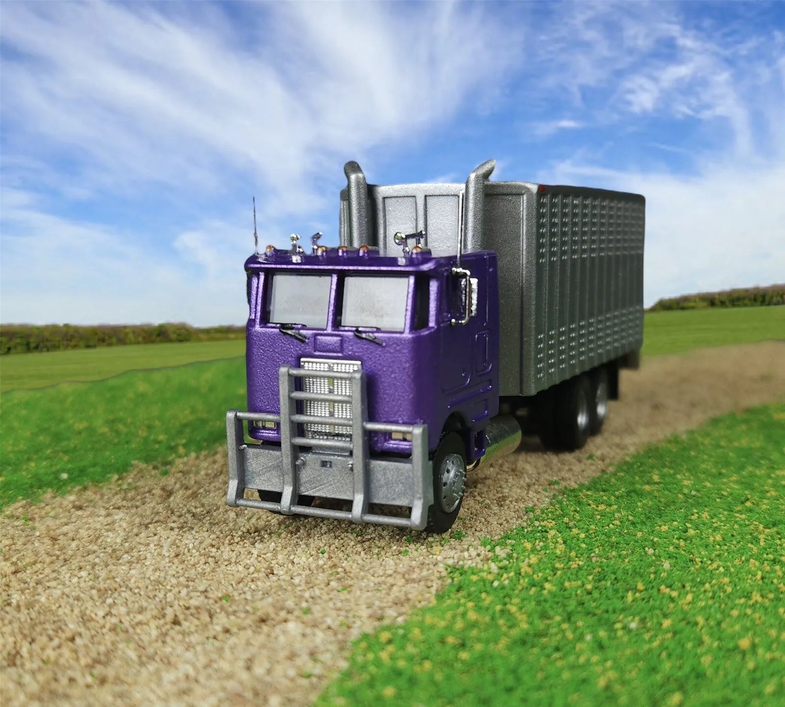 Peterbilt Truck Steps Chrome Set Of 3 Pieces 1/87 HO Plastic - Foto 4